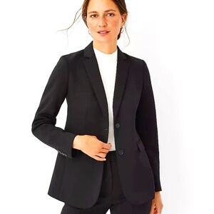 🖤EUC - ANN TAYLOR TWO BUTTON BLAZER IN DOUBLE KNIT